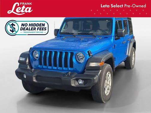 Hydro Blue Pearlcoat 2022 Jeep Wrangler Unlimited Sport