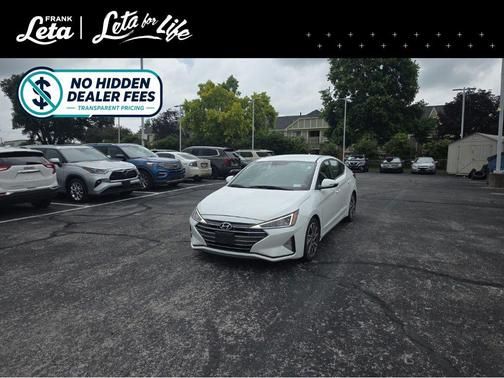 Quartz White Pearl 2020 Hyundai ELANTRA Limited