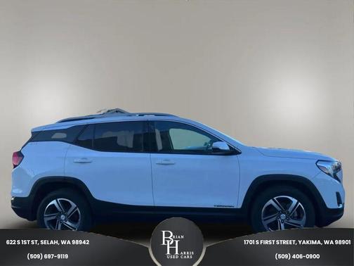 Summit White 2019 GMC Terrain SLT