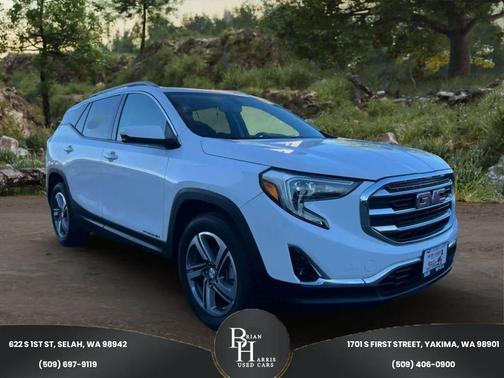 Summit White 2019 GMC Terrain SLT