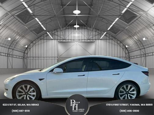 Pearl White Multi-Coat 2020 Tesla Model 3 Long Range