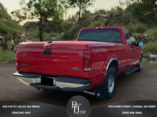 Red Clearcoat 1999 Ford F-250 Short Bed