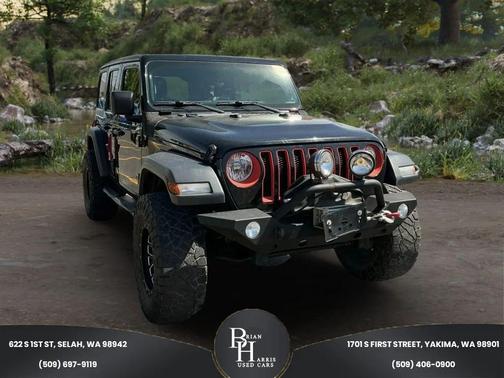 Black Clearcoat 2018 Jeep Wrangler Unlimited Sport