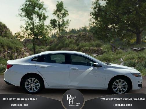 Summit White 2023 Chevrolet Malibu FWD 1LT