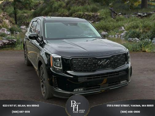 Ebony Black 2022 Kia Telluride SX