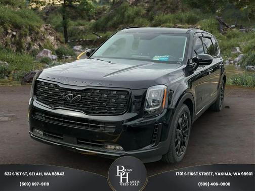 Ebony Black 2022 Kia Telluride SX