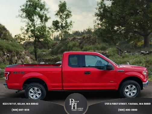 Red 2016 Ford F-150 XLT