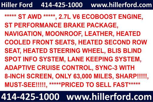 FORD PERFORMANCE BLUE MET 2019 Ford Edge ST
