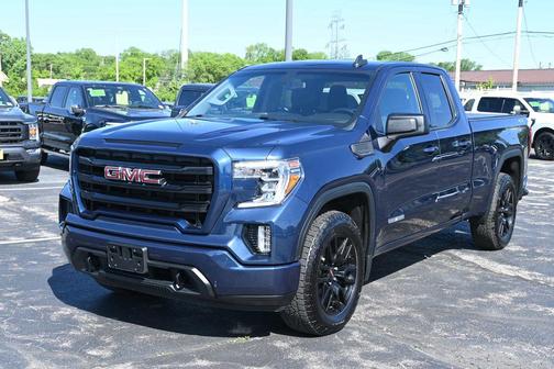 Pacific Blue Metallic 2022 GMC Sierra 1500 Elevation