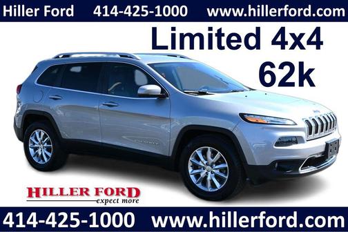 Billet Silver Metallic Clearcoat 2016 Jeep Cherokee Limited
