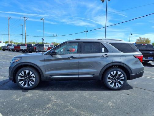 Carbonized Gray Metallic 2026 Ford Explorer Platinum