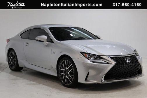 Silver 2016 Lexus RC 200t 200t