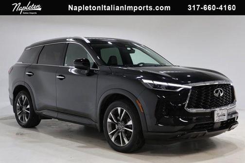 Mineral Black 2025 INFINITI QX60 Luxe