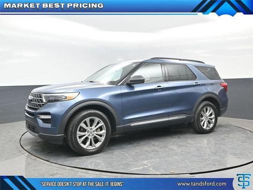 Blue 2020 Ford Explorer XLT