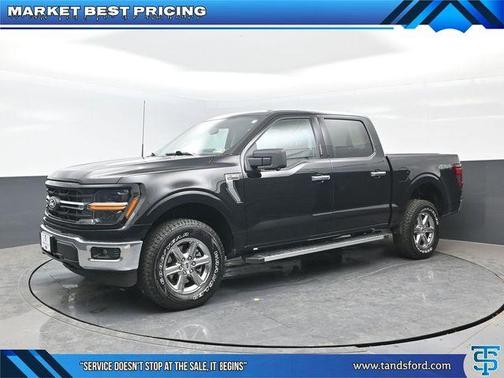 Black 2024 Ford F-150 XLT