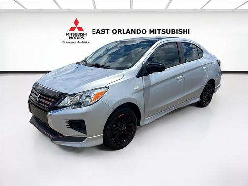 Starlight Silver Metallic w/Black Roof 2024 Mitsubishi Mirage G4 Black Edition