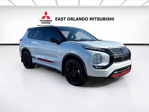 White Diamond/Black Roof 2024 Mitsubishi Outlander SE Ralliart S-AWC
