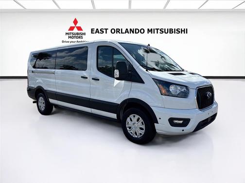 Oxford White 2024 Ford Transit-350 XLT