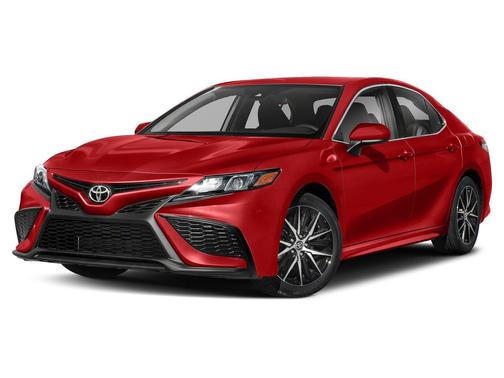 Supersonic Red 2021 Toyota Camry SE