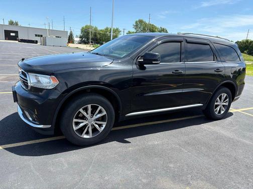 Brilliant Black Crystal Pearlcoat 2016 Dodge Durango Limited