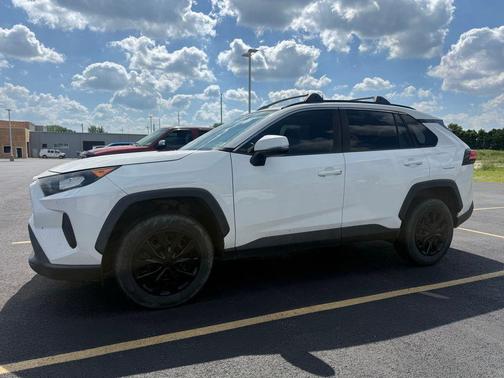 Super White 2019 Toyota RAV4 LE