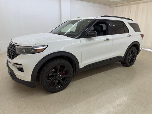 Star White Metallic Tri-Coat 2020 Ford Explorer ST
