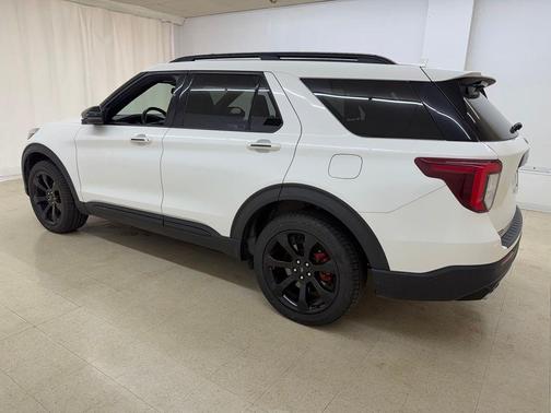 Star White Metallic Tri-Coat 2020 Ford Explorer ST