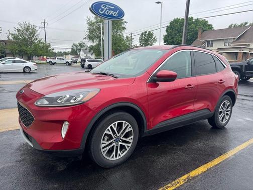 Rapid Red Metallic Tinted Clearcoat 2021 Ford Escape SEL