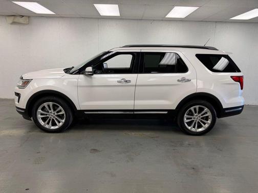 White Platinum Metallic Tri-Coat 2018 Ford Explorer Limited