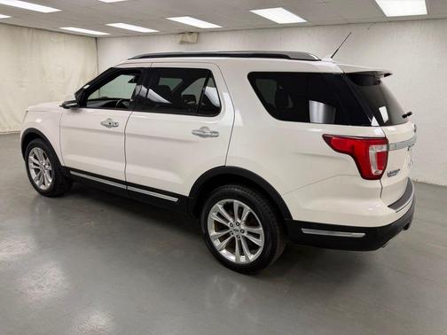 White Platinum Metallic Tri-Coat 2018 Ford Explorer Limited