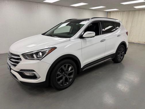 Pearl White 2018 Hyundai Santa Fe Sport 2.0L Turbo Ultimate