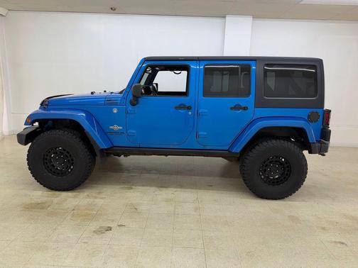 Hydro Blue Pearl Coat 2014 Jeep Wrangler Unlimited Freedom Edition