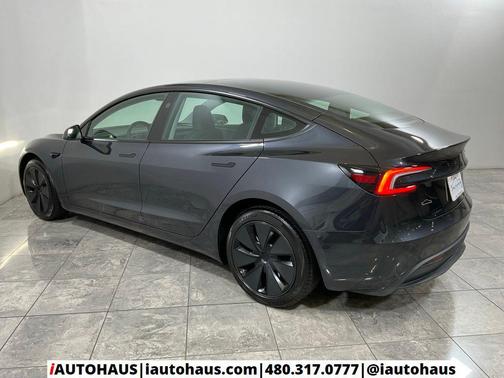 Stealth Gray 2025 Tesla Model 3 Long Range