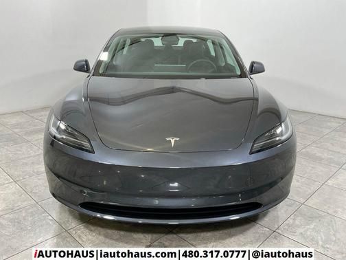 Stealth Gray 2025 Tesla Model 3 Long Range