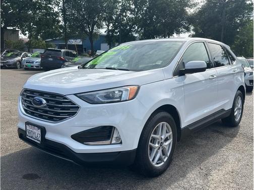 White 2021 Ford Edge SEL
