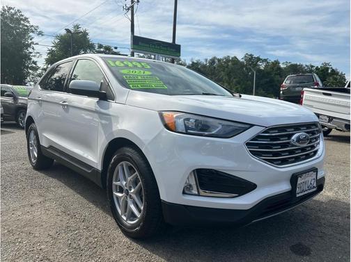 White 2021 Ford Edge SEL