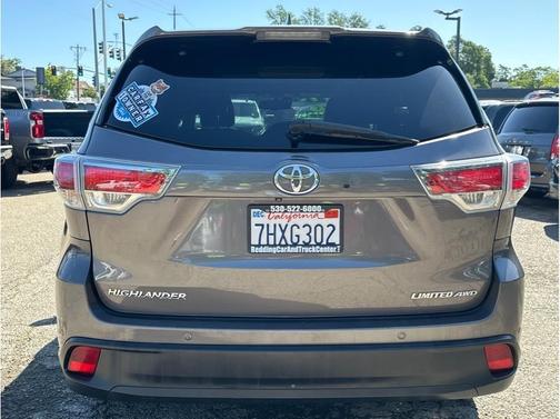Predawn Gray Mica 2015 Toyota Highlander Limited Platinum
