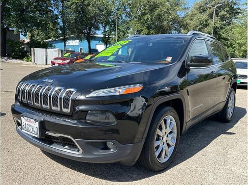 Diamond Black Crystal Pearlcoat 2018 Jeep Cherokee Limited