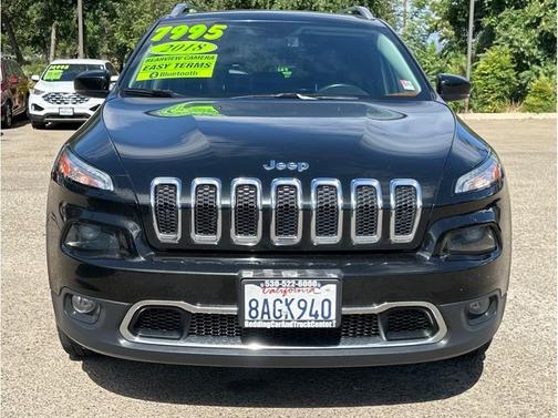 Diamond Black Crystal Pearlcoat 2018 Jeep Cherokee Limited