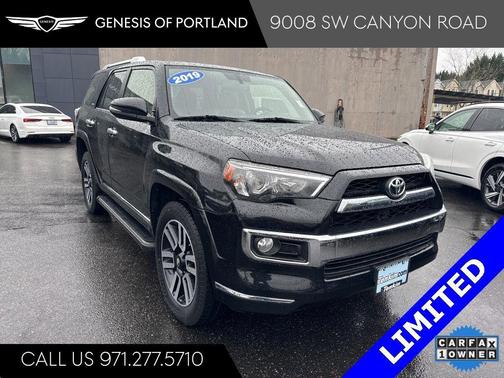 Midnight Black Metallic 2019 Toyota 4Runner Limited