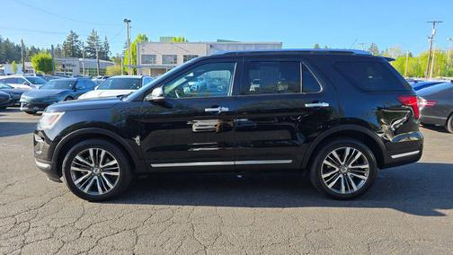 Shadow Black 2018 Ford Explorer Platinum