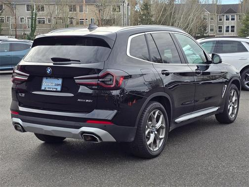 Black Sapphire Metallic 2023 BMW X3 xDrive30i
