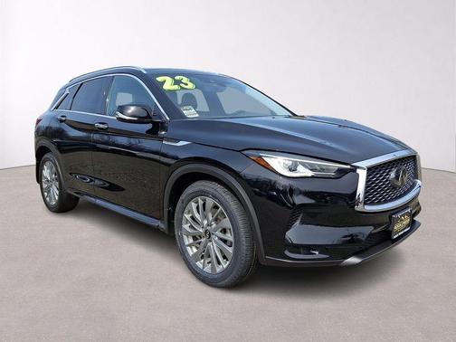 Black Obsidian 2023 INFINITI QX50 Luxe