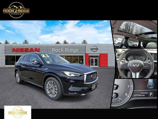 Black Obsidian 2023 INFINITI QX50 Luxe