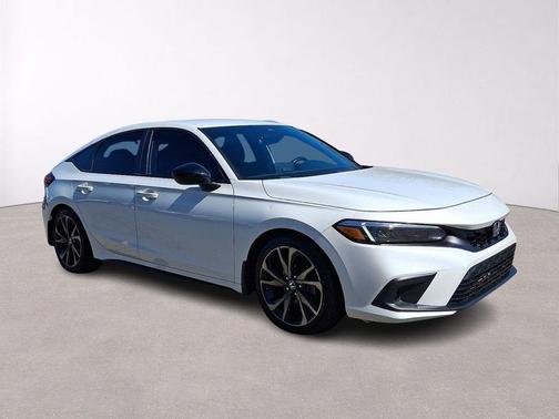 White 2022 Honda Civic Sport