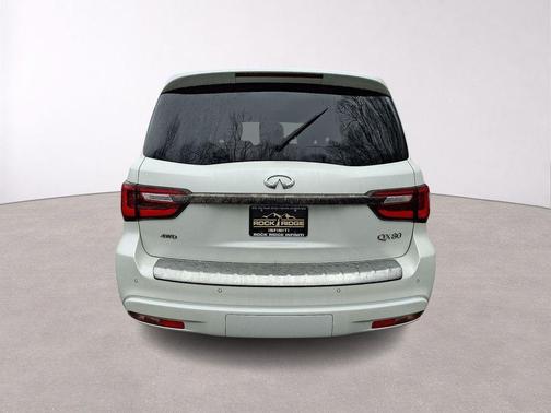 Aspen White 2024 INFINITI QX80 SENSORY