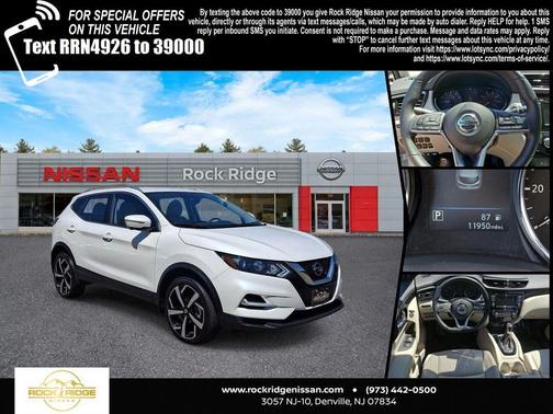 White 2022 Nissan Rogue Sport SL