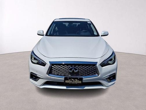 Majestic White 2023 INFINITI Q50 LUXE