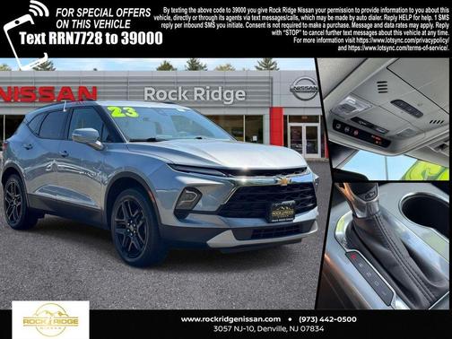 Sterling Gray Metallic 2023 Chevrolet Blazer 3LT