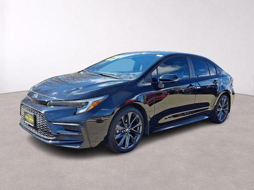 Midnight Black 2025 Toyota Corolla SE